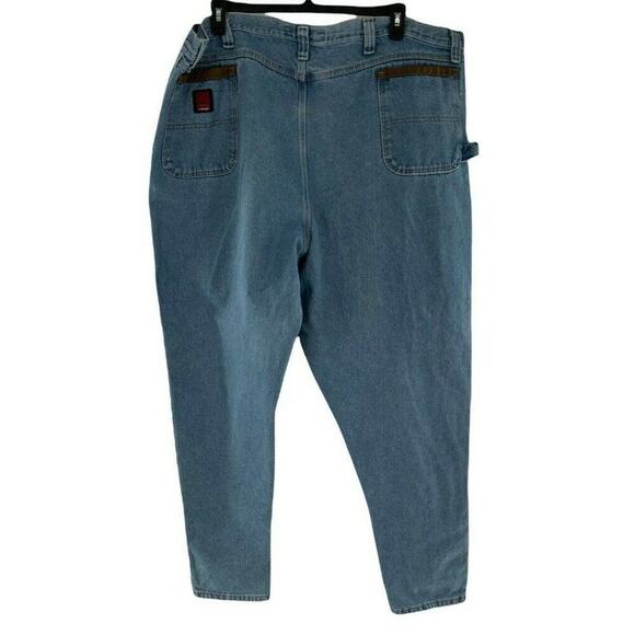 Riggs By Wrangler Carpenter Workwear Jeans Mens Size 52X32 Vintage Relaxed Fit - Picture 2 of 11